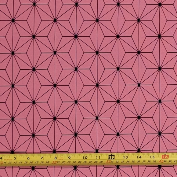 DEMON SLAYER NEZUKO PATTERN ANIME 1 YARD FABRIC - Picture 2 of 4
